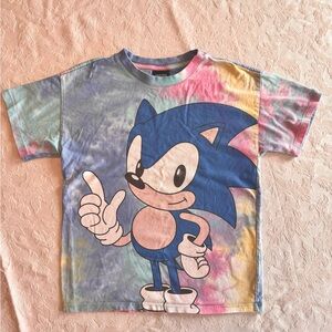 Cotton On Multicolor Sonic Kids Tie Dye T-Shirt